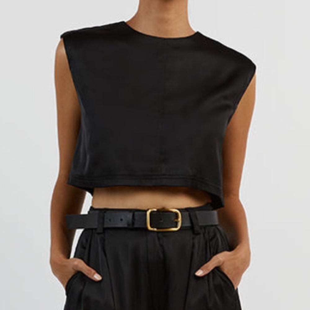DISSH Rue Cropped Top Black